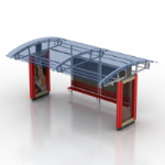 Öffentliche Pavillon Designmodell