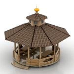 Kleine Pavillon-Modell