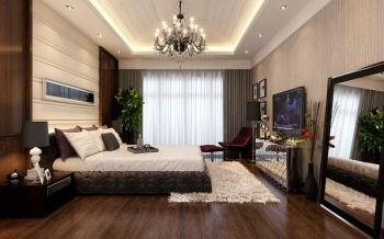 herrlich großen geräumigen Schlafzimmer 3D-Modelle