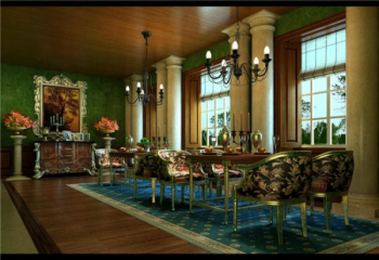 farbenfrohe Restaurant 3D-Modelle