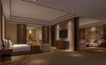 Suiten Chinese Wohnzimmer 3D-Modell-Schlafzimmer