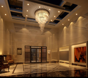 wunderschönes Hotel Eingangshalle 3D-Modelle