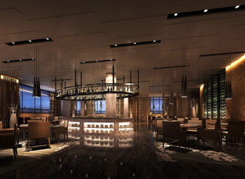 Bar Design-Interieur 3D-Modell