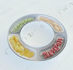 sßwaren, snacks teller 3d - modell