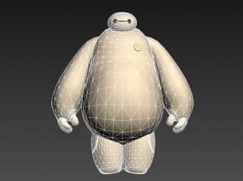 baymax 3d - festes modell
