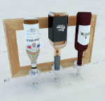 metall weinregale 3d - modell