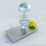 runde entsafter 3d - modell