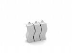3D-Modell der Wellenform kreative Vase