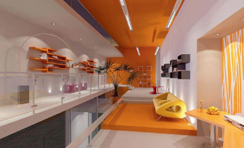 Warmen Ton Musikzimmer 3D-Modell

