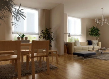 Einfache und stilvollen Wohnzimmer Restaurant 3D-Modelle