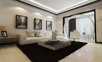 Die Kunst der Einfachheit Hause Wohnzimmer 3D-Modell