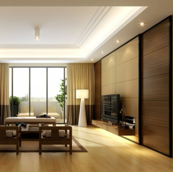 3D-Modell der modernen chinesischen Wohnzimmer