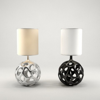 Kreative Lampe Metallkugeln 3D-Modell Zahn