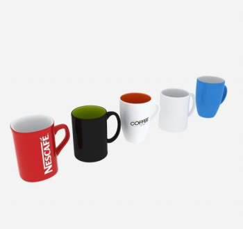 Multicolor keramische Kaffeetasse 3D-Modell
