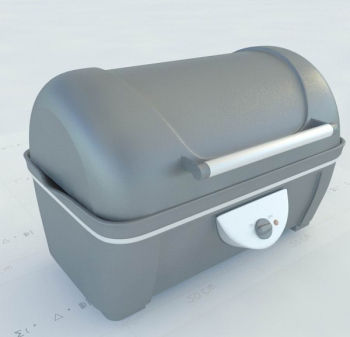 Grau 3d Modelle schärfer