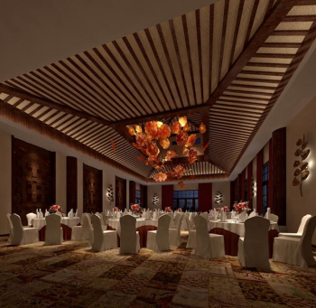 Hotel Bankettsaal in 3D