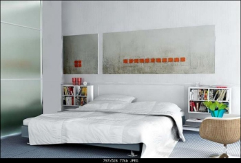 Einfache Schlafzimmer 3D-Modelle