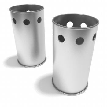 Edelstahl-Mlleimer Modelle 3D