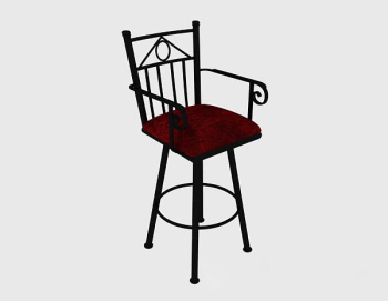 High - legged Freizeitstuhl 3d - Modell