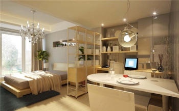 Kleine Wohnung eingerichtete Wohnung 3D-Modell