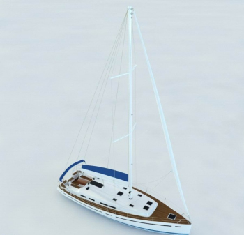 3D-Modell Luxus-Yacht