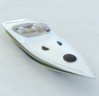 3D-Modell Yacht Spitze