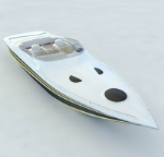 3D-Modell Yacht Spitze
