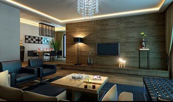 Kreative Wohnzimmer 3D-Modell Material