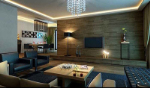 Kreative Wohnzimmer 3D-Modell Material