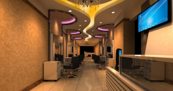 Barber Innenmodell Renderings