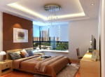 Helles Schlafzimmer 3D-Renderings
