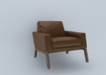 Retro Sofa 3D-Modell