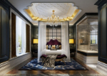 Fan Luxuxpalast Schlafzimmer Modell