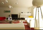 Personalisierte Wohnzimmer Modell Renderings