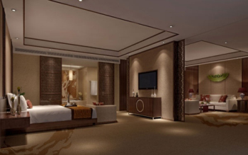 Chinese Wohnzimmer-Schlafzimmer-Suite 3D-Modell