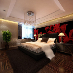 Luxus hell Schlafzimmer Modell