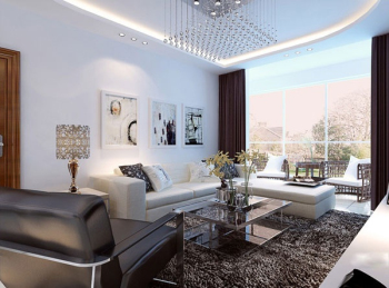 Frisch und lebhaft Wohnzimmer Mode-Modell 3d