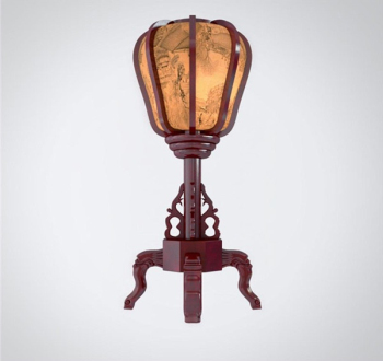 Mahagoni Schreibtischlampe 3D-Modelle