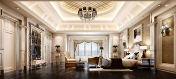 Super-Luxus-Haus großes Schlafzimmer 3D-Modell