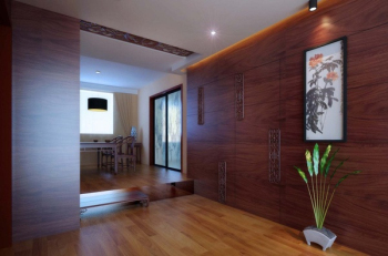 Holz Stil 3D-Modell home Eingang