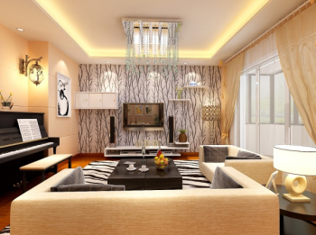 Ultra-Luxus-Wohnzimmer 3D-Modell