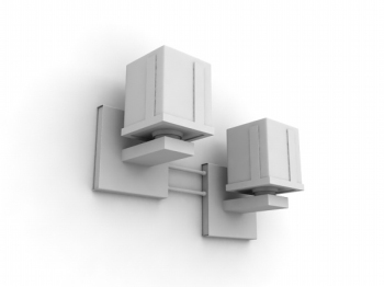 Lampen Kombination Wand 3D-Modell