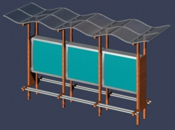 Bushaltestelle 3D-Modell