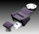 Friseur Stuhl Modell 2
