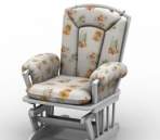White Freizeit Chair Model