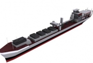 3D-Modell des Container-Schiff