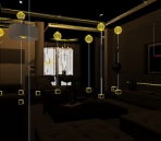 Gemeinsame Wohnzimmer 3D-Modell